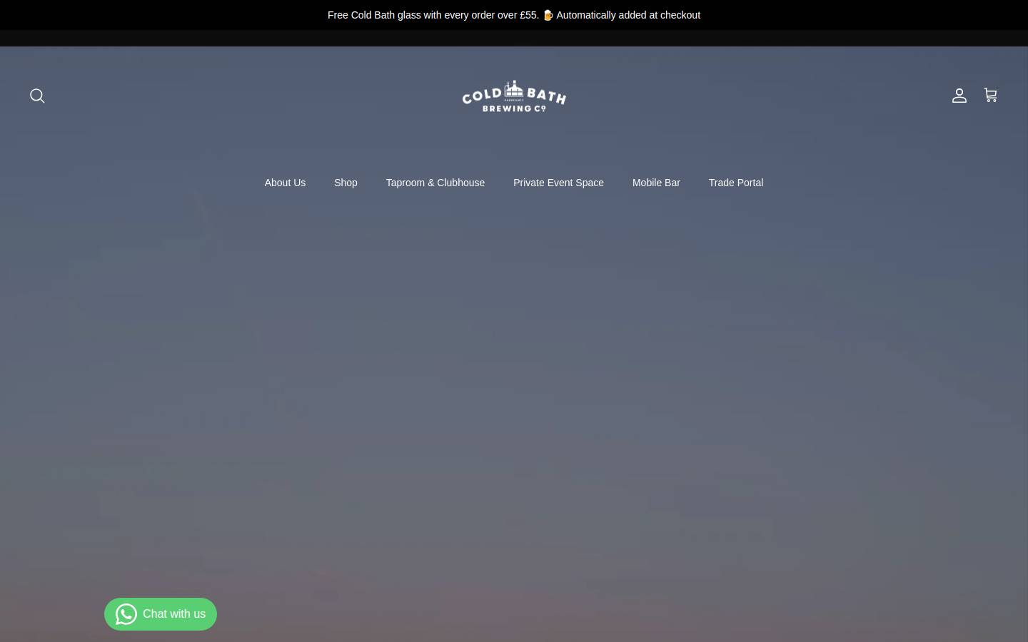 coldbathbrewing.com homepage screenshot