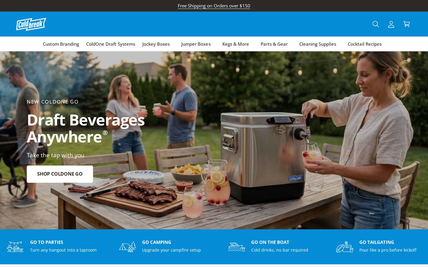 coldbreakusa.com homepage screenshot
