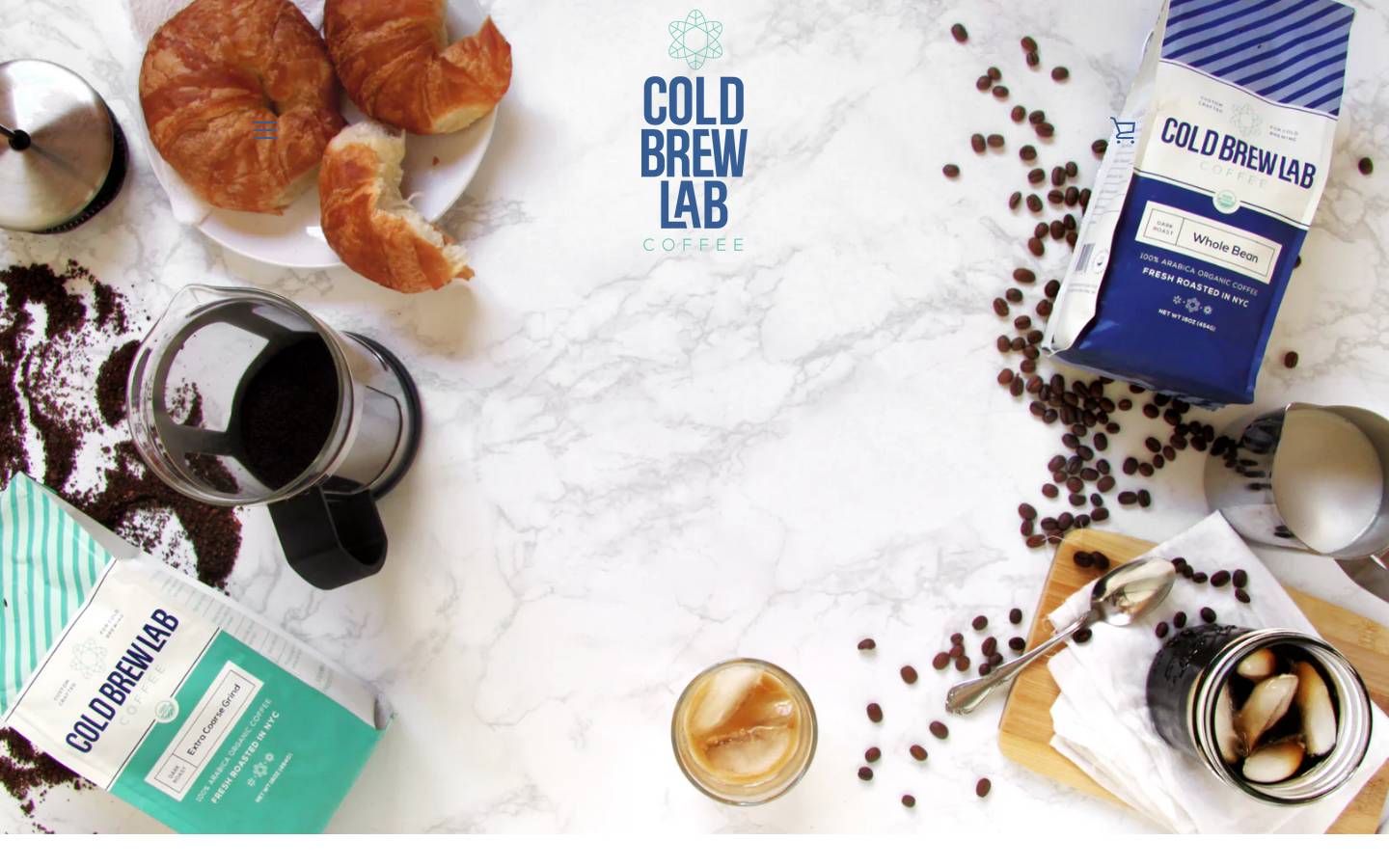 coldbrewlab.com homepage screenshot