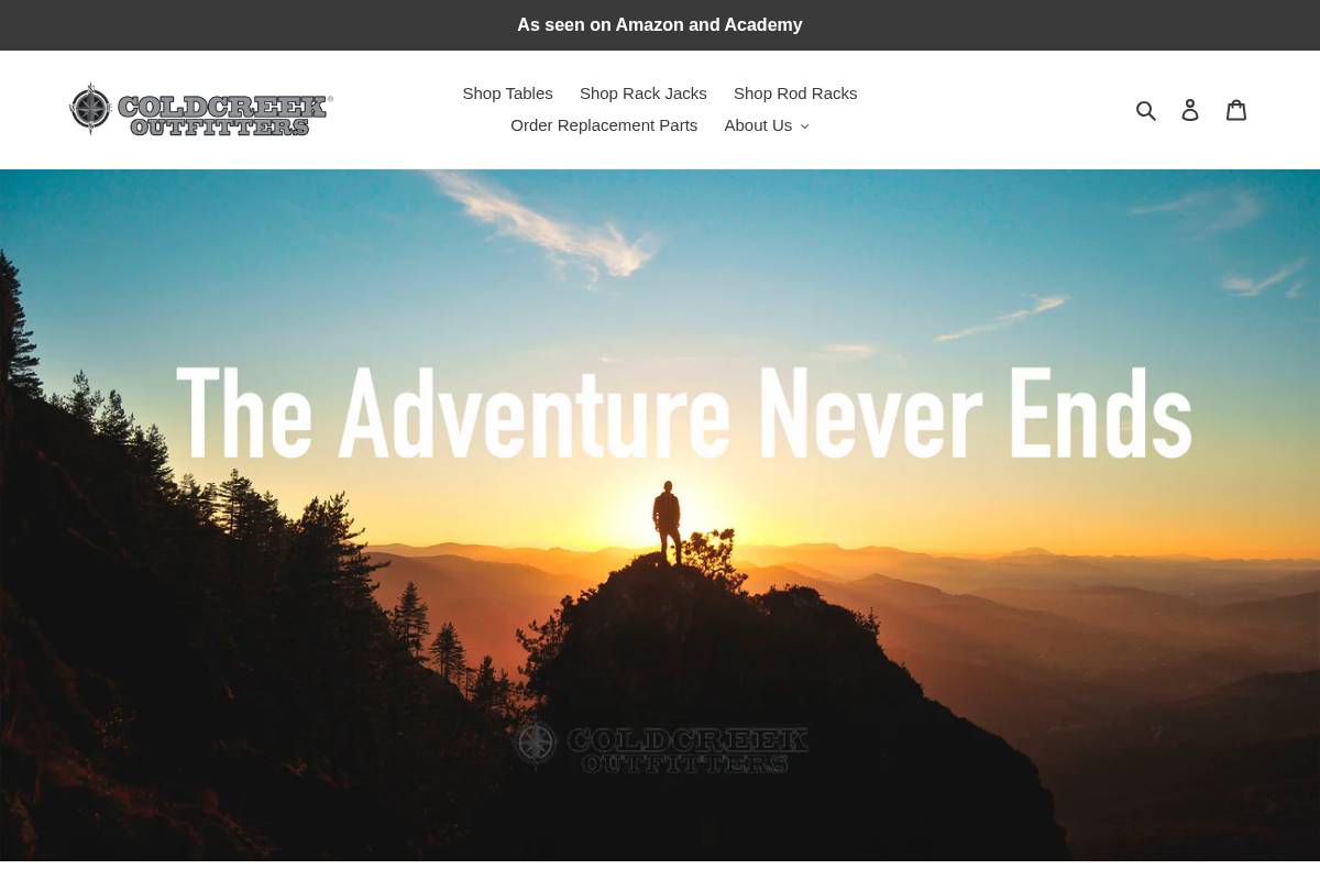 coldcreekoutfitters.com homepage screenshot