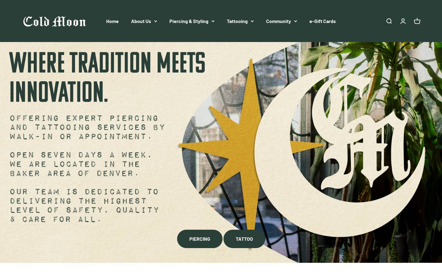 coldmoondenver.com homepage screenshot