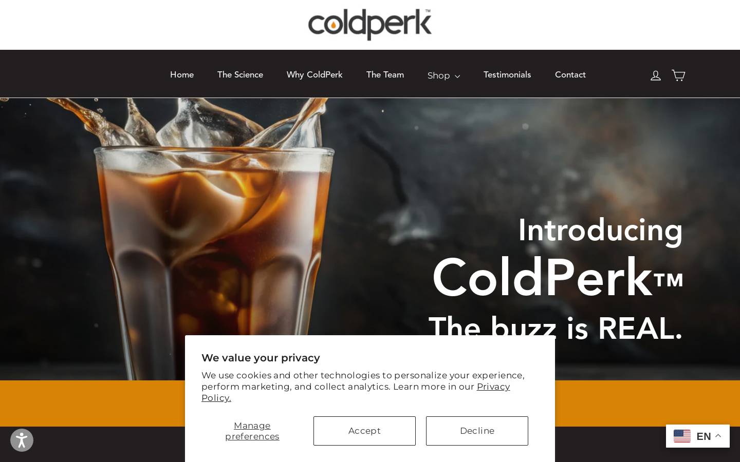 coldperk.com homepage screenshot