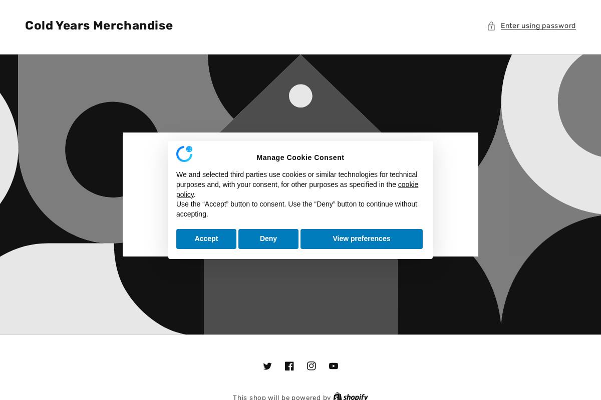 coldyears.shop homepage screenshot