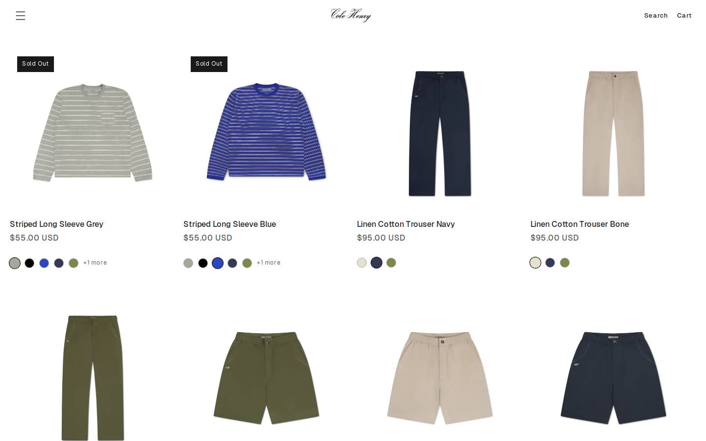 colehenry.com homepage screenshot