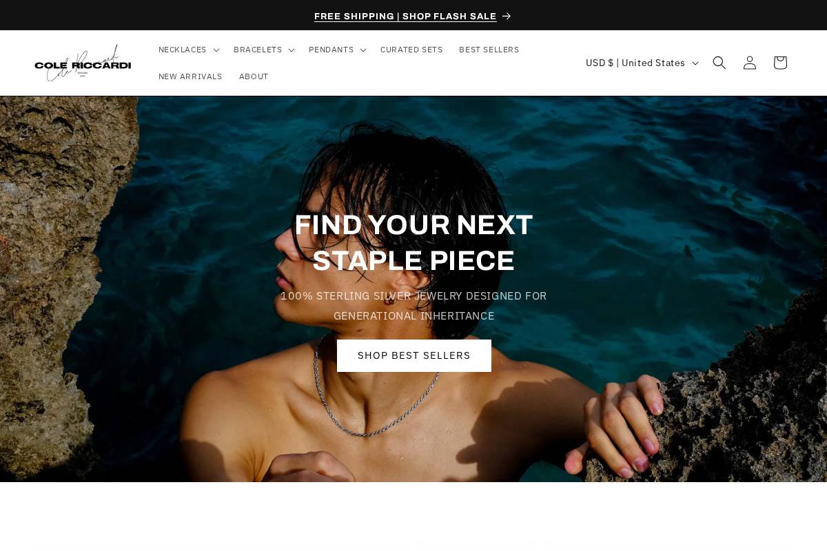 colericcardi.com homepage screenshot