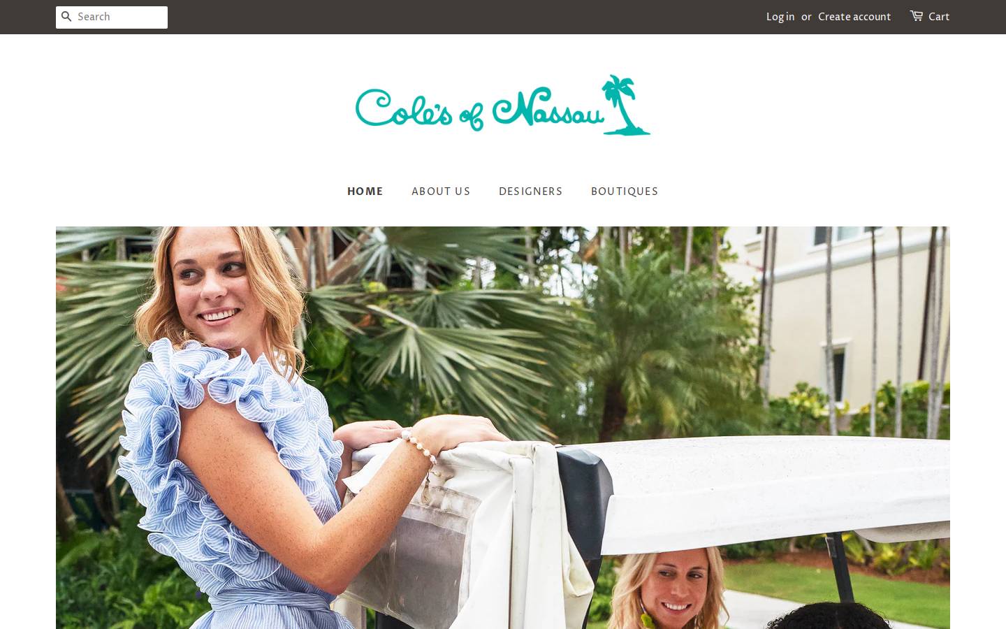 colesofnassau.com homepage screenshot