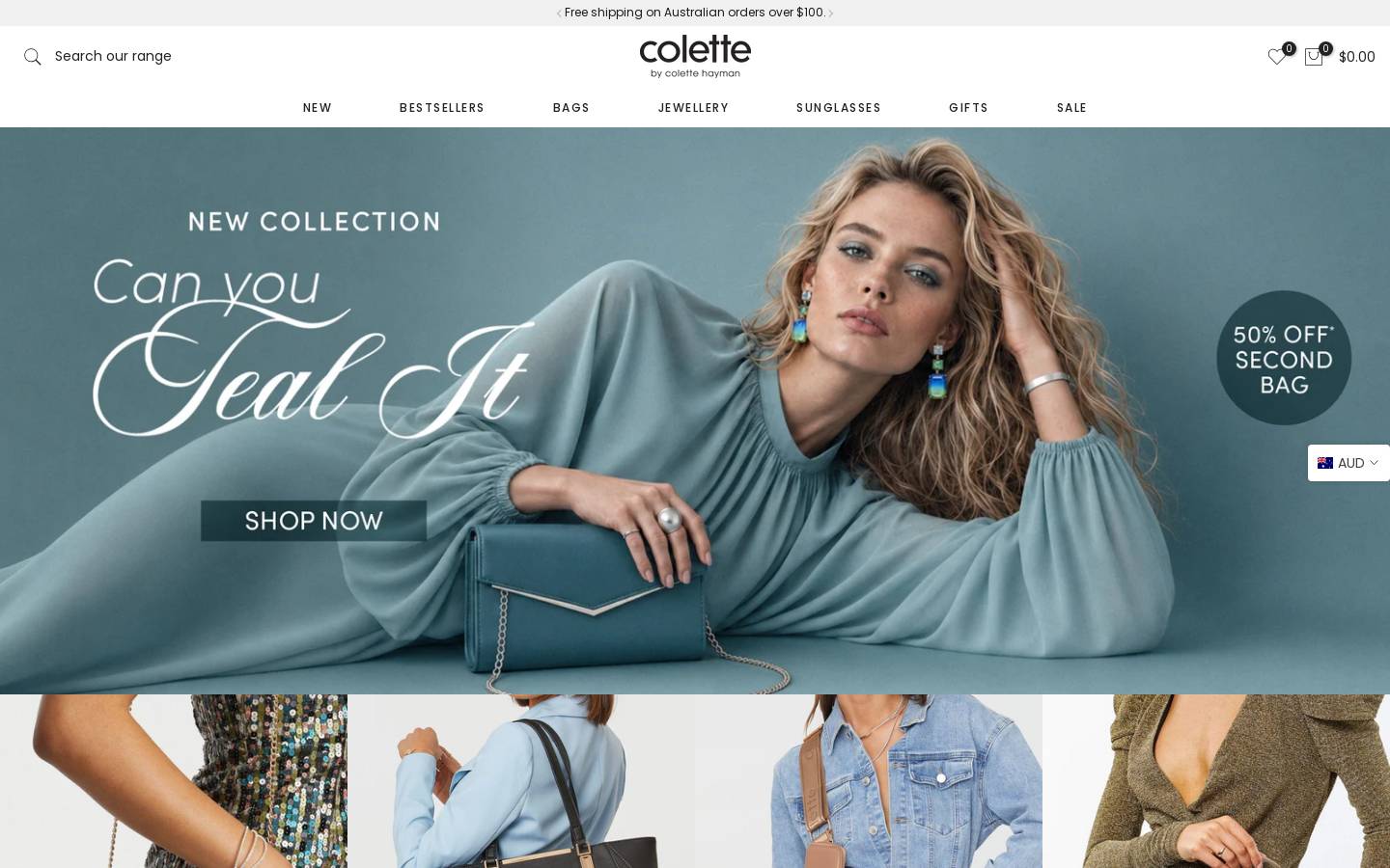 Colette homepage screenshot