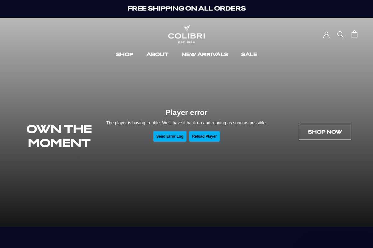 The Colibri Group homepage screenshot