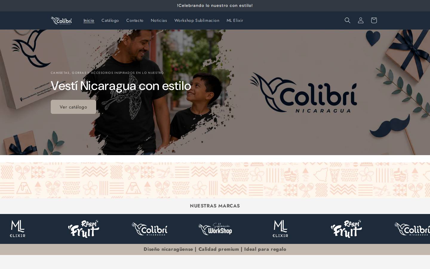 colibrinic.com homepage screenshot