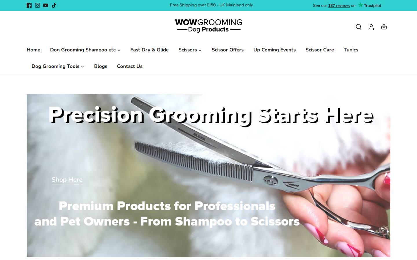 colintaylorgrooming.com homepage screenshot