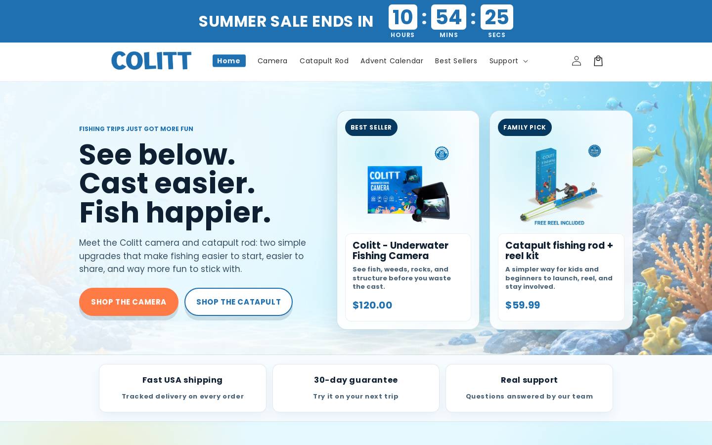 Colitt homepage screenshot
