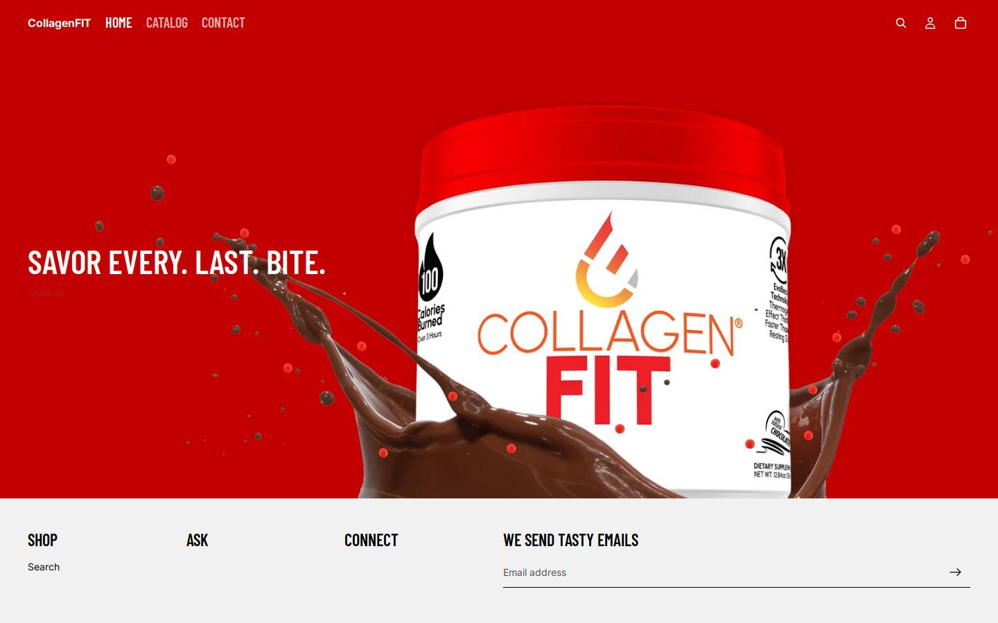 collagen.fit homepage screenshot