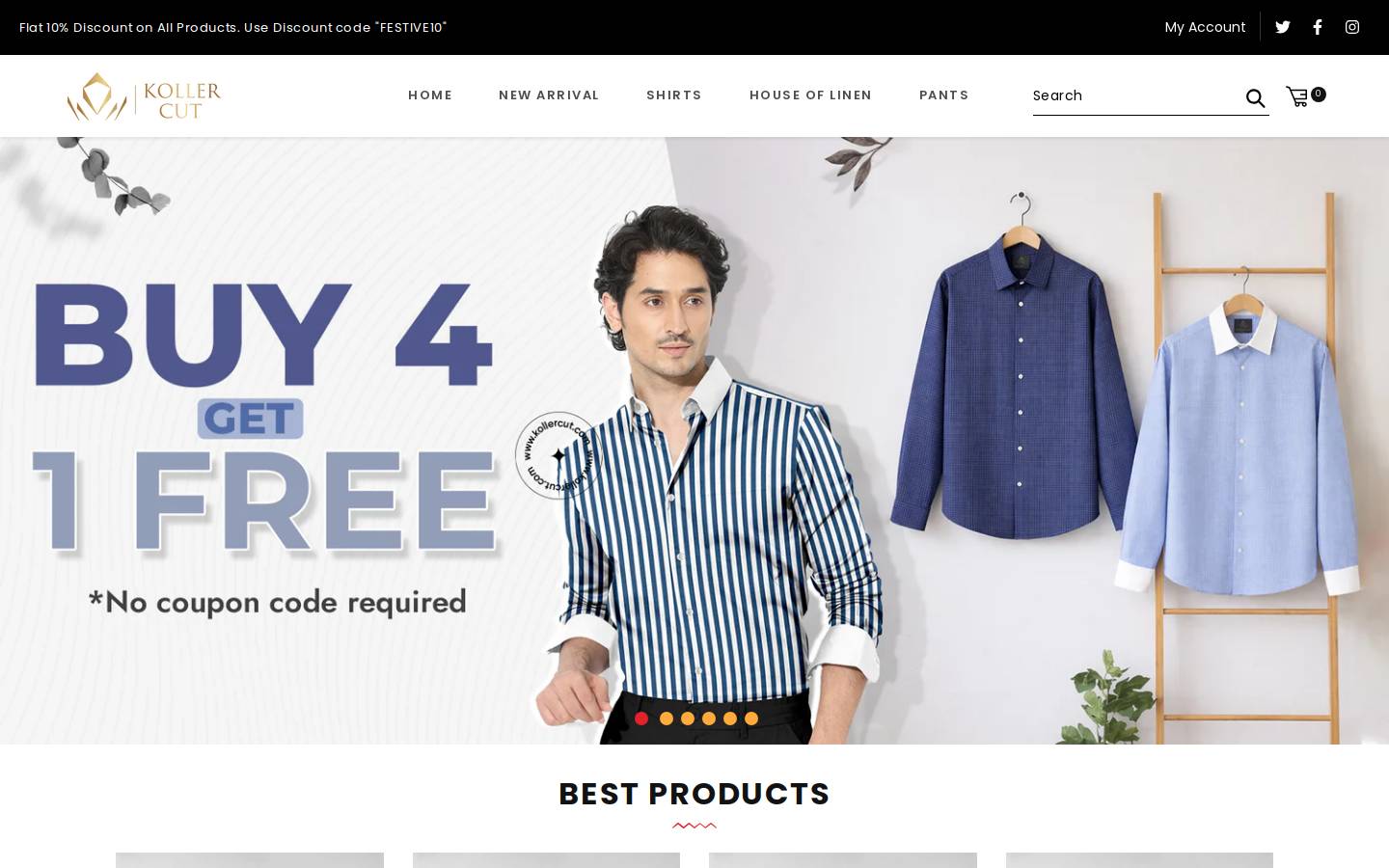 collarcut.com homepage screenshot