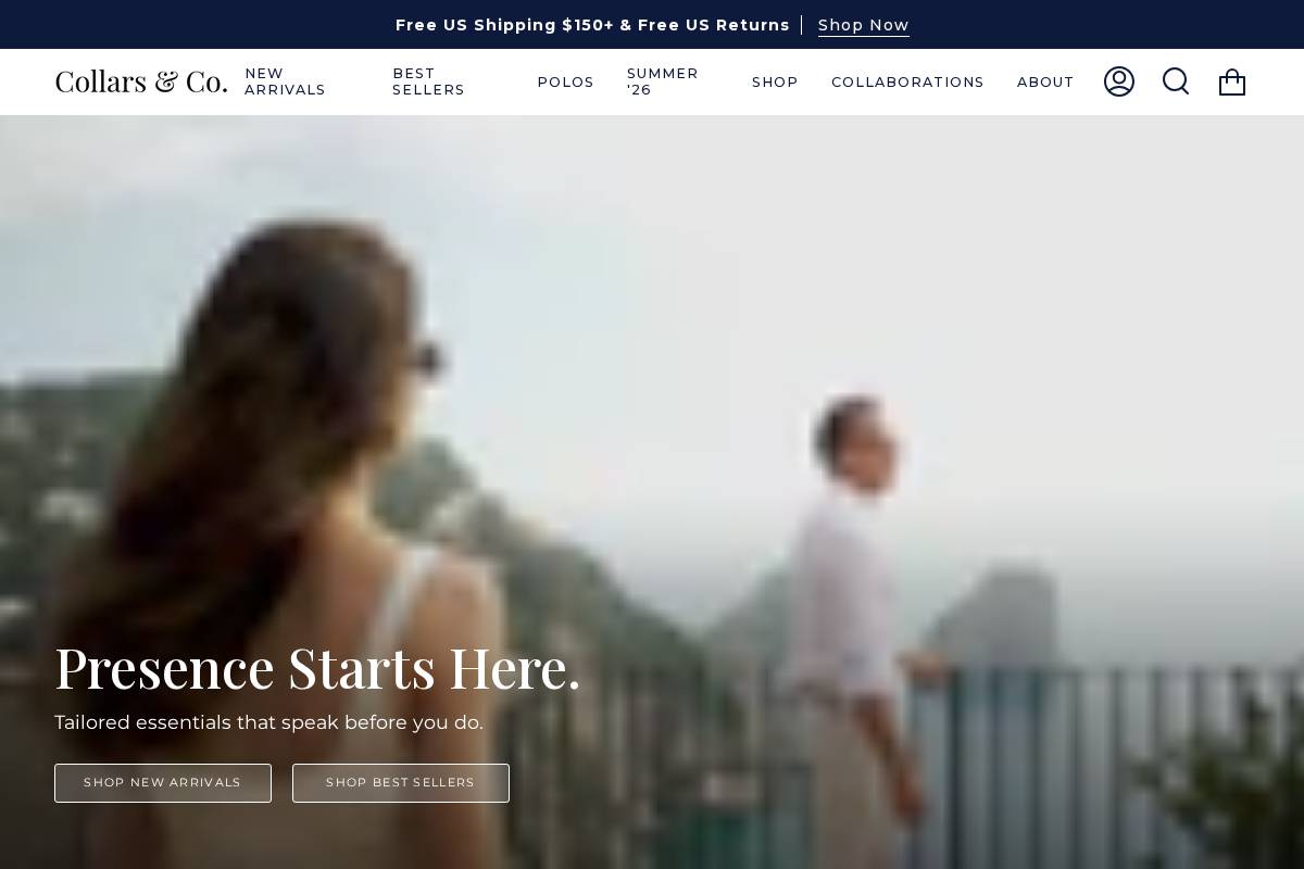 collarsandco.com homepage screenshot