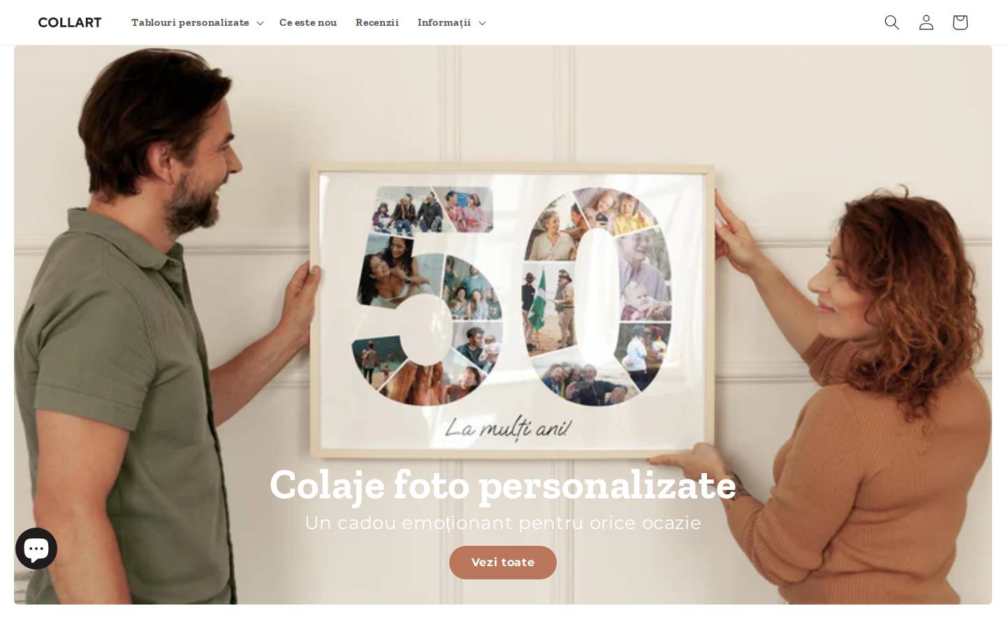 collart.ro homepage screenshot