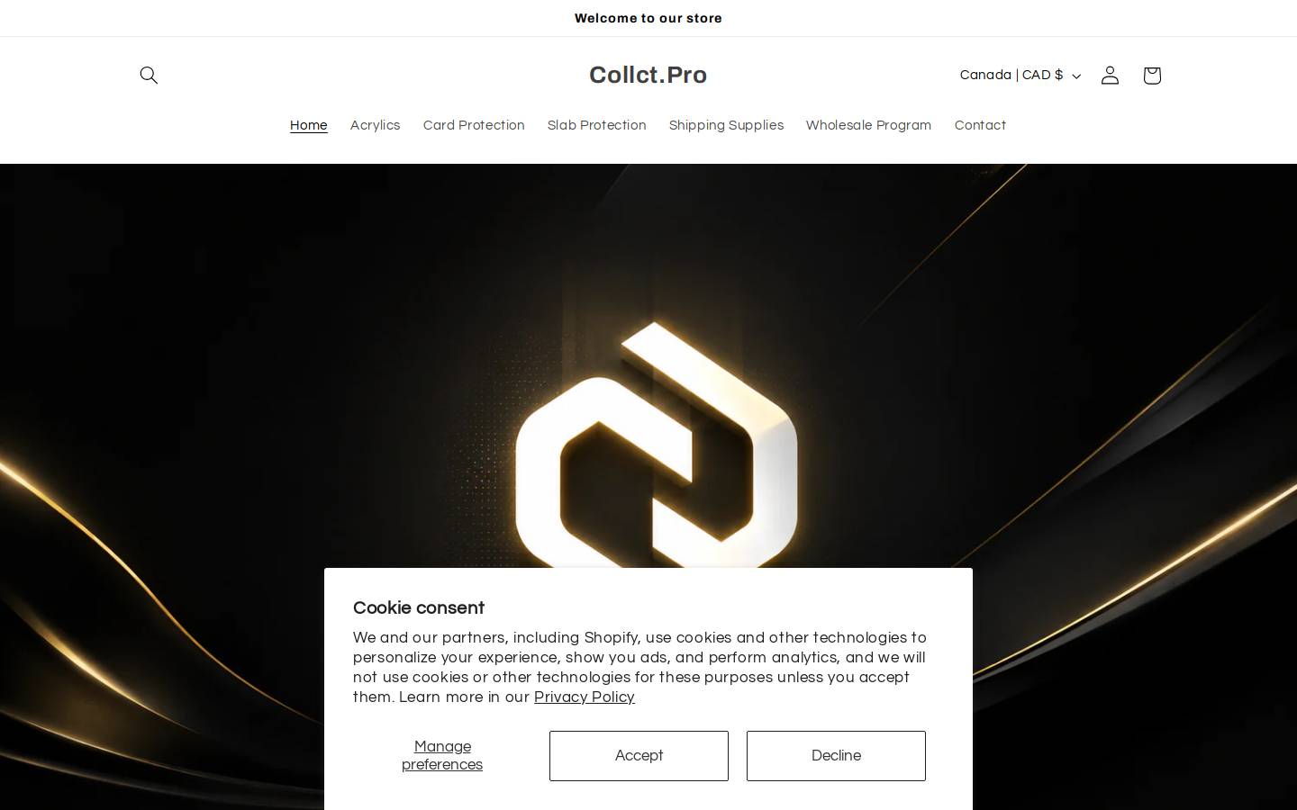 collct.pro homepage screenshot
