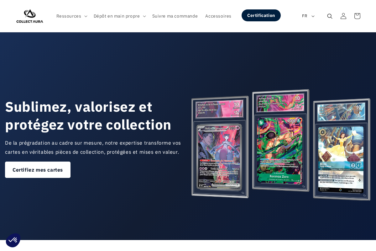 CollectAura homepage screenshot