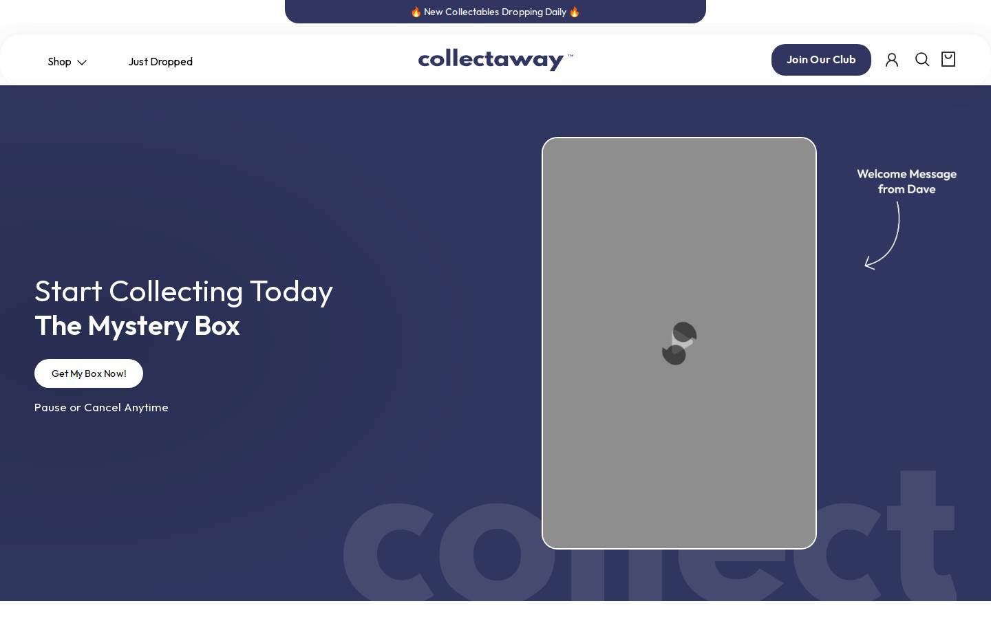 collectaway.com homepage screenshot