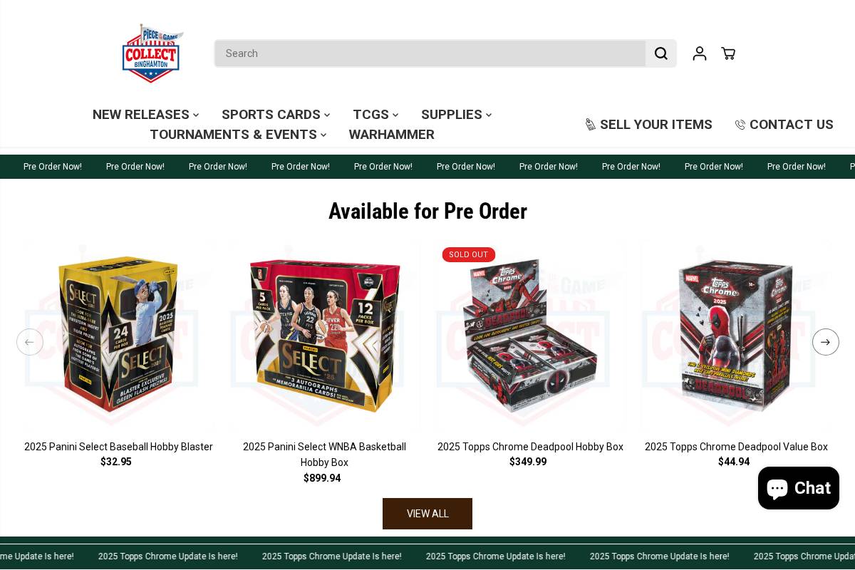 collectbinghamton.com homepage screenshot