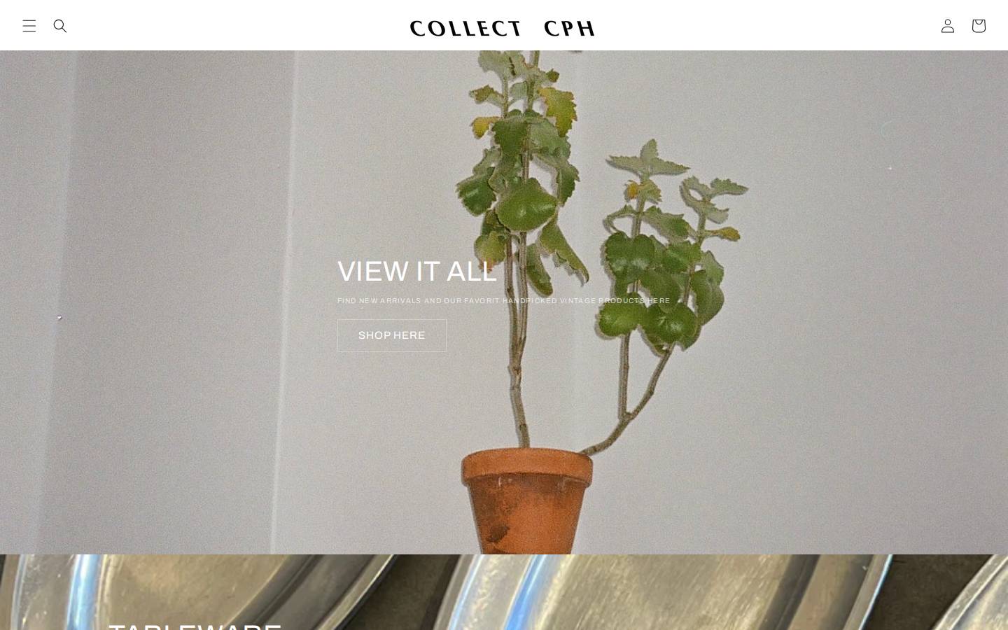 collectcph.com homepage screenshot