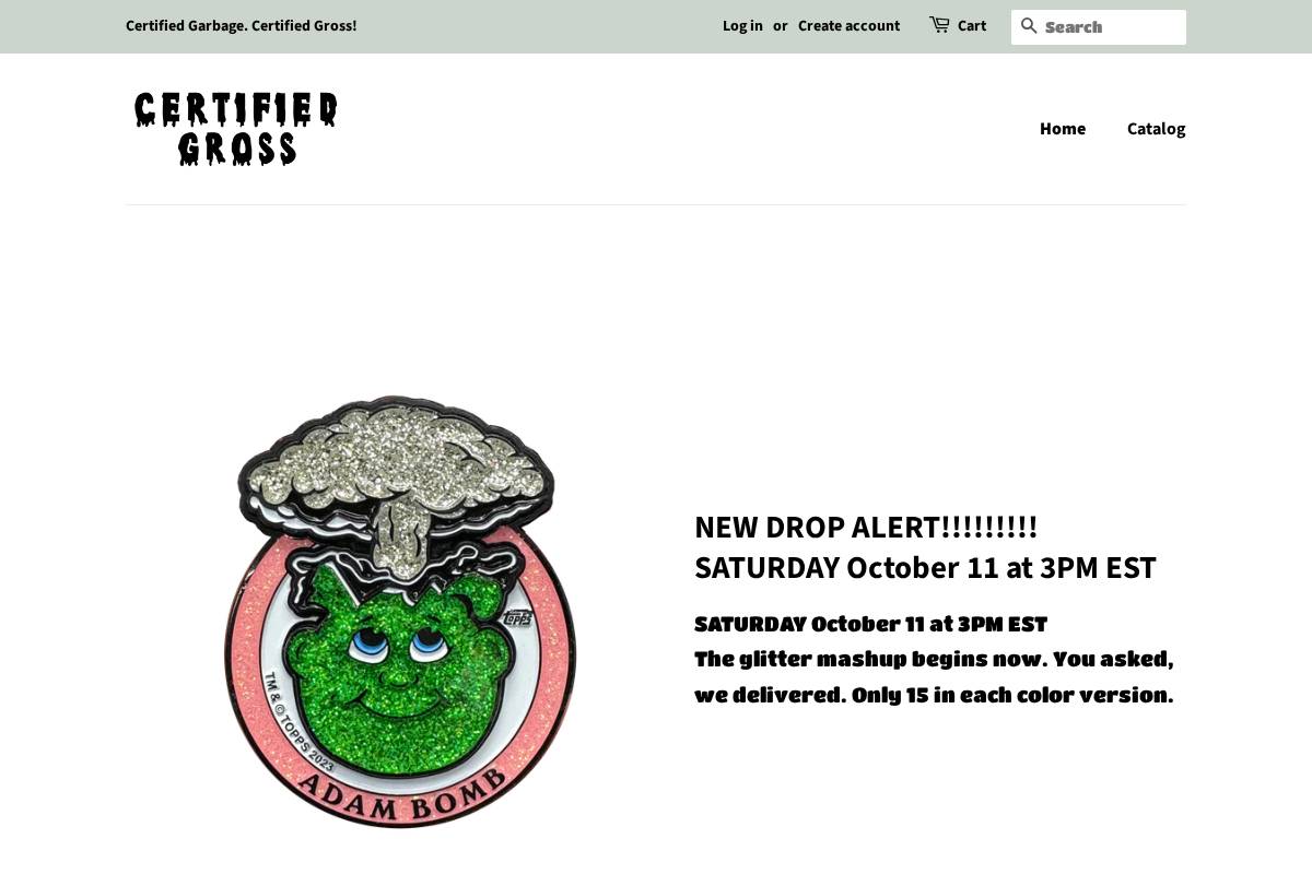 collectiblesnation.com homepage screenshot