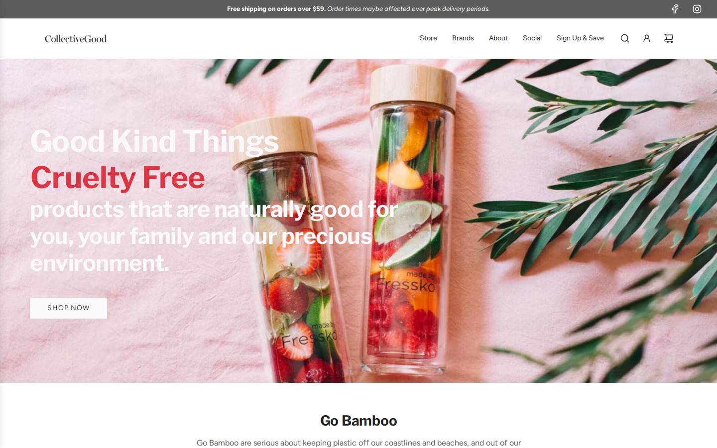 collectivegood.co.nz homepage screenshot