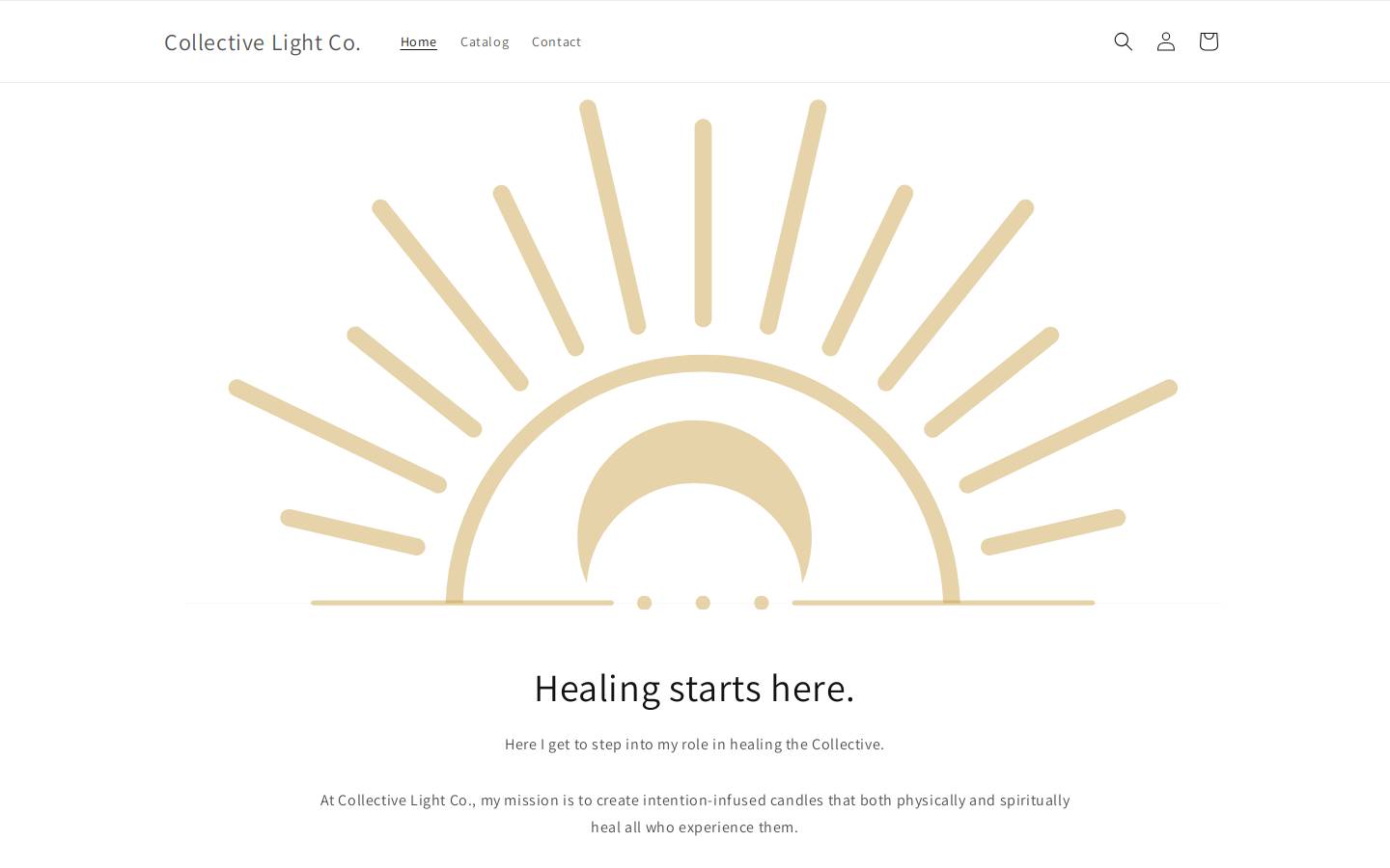 collectivelightco.com homepage screenshot