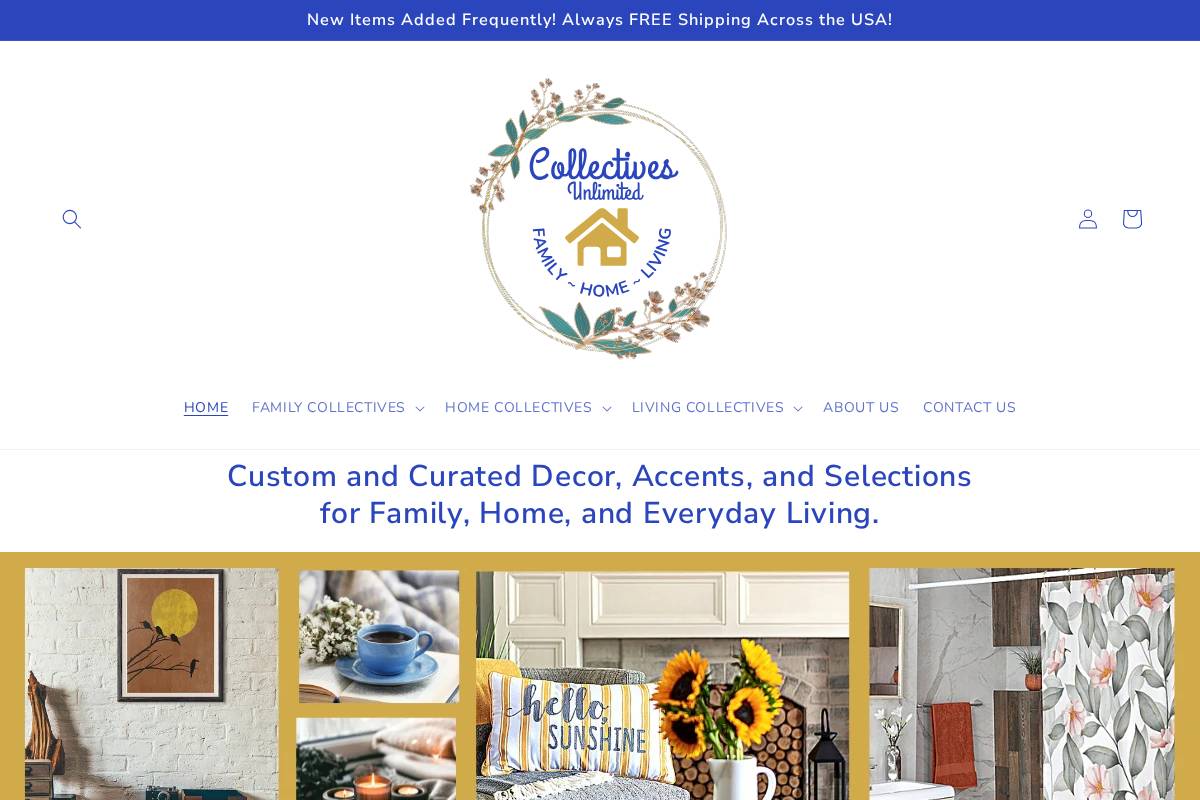 collectivesunlimited.com homepage screenshot