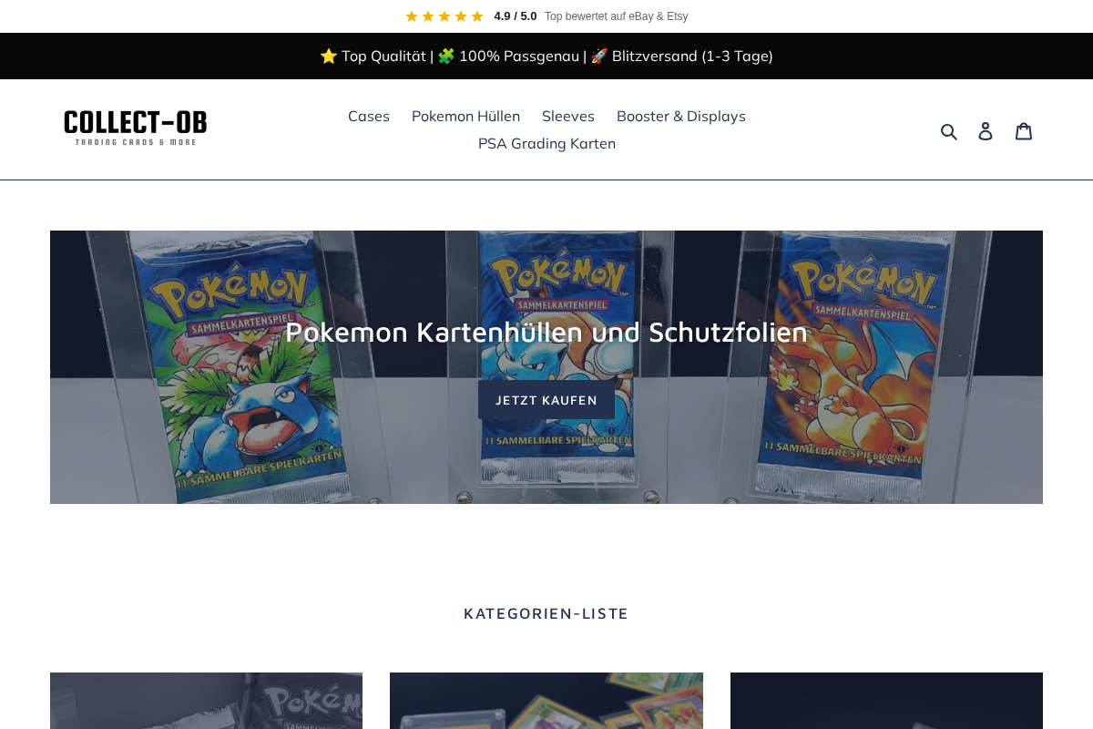 collect-ob homepage screenshot