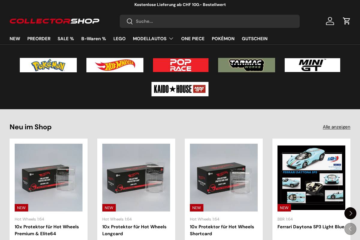collector-shop.ch homepage screenshot