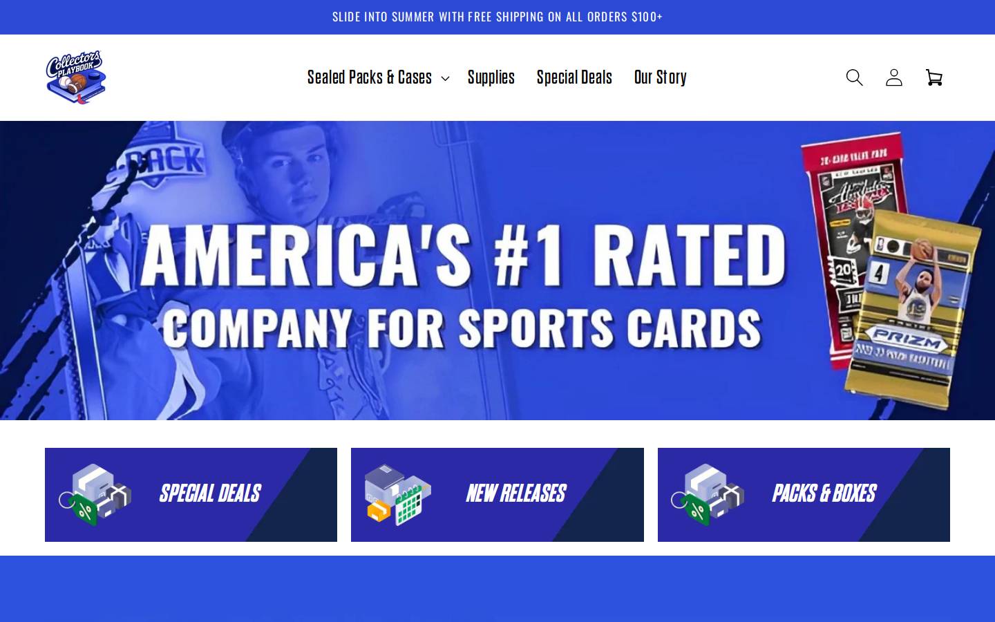 collectorplaybook.com homepage screenshot