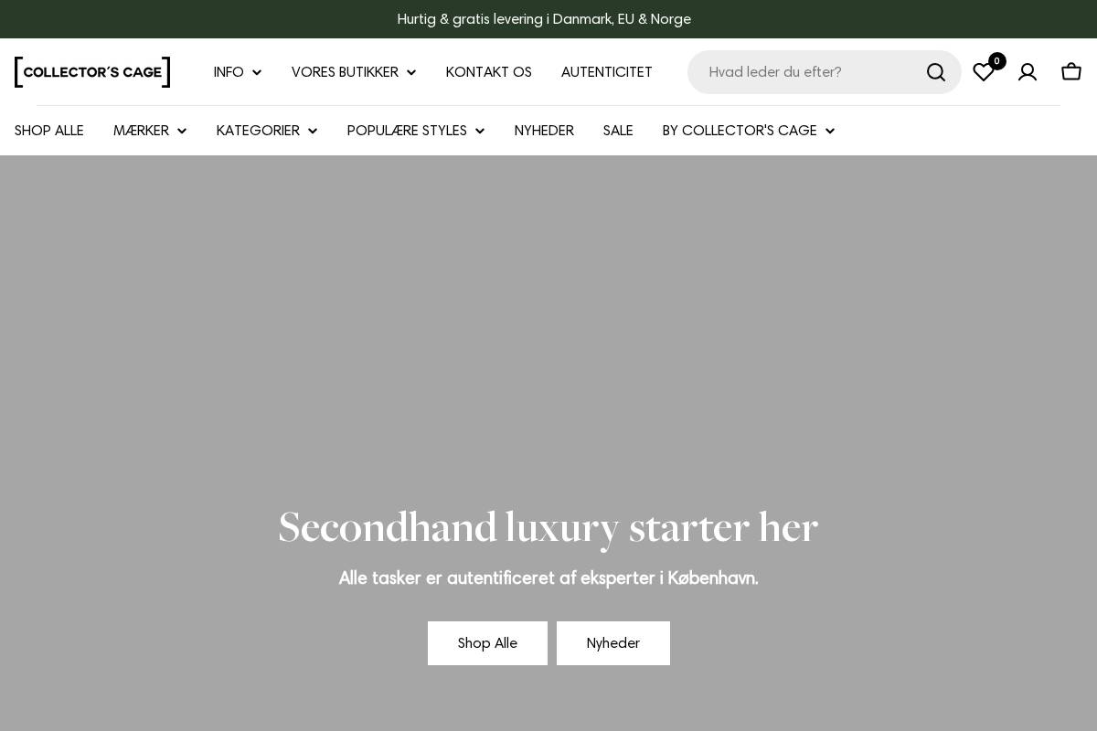 Collectorscage homepage screenshot