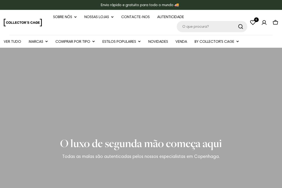 Collectorscage homepage screenshot