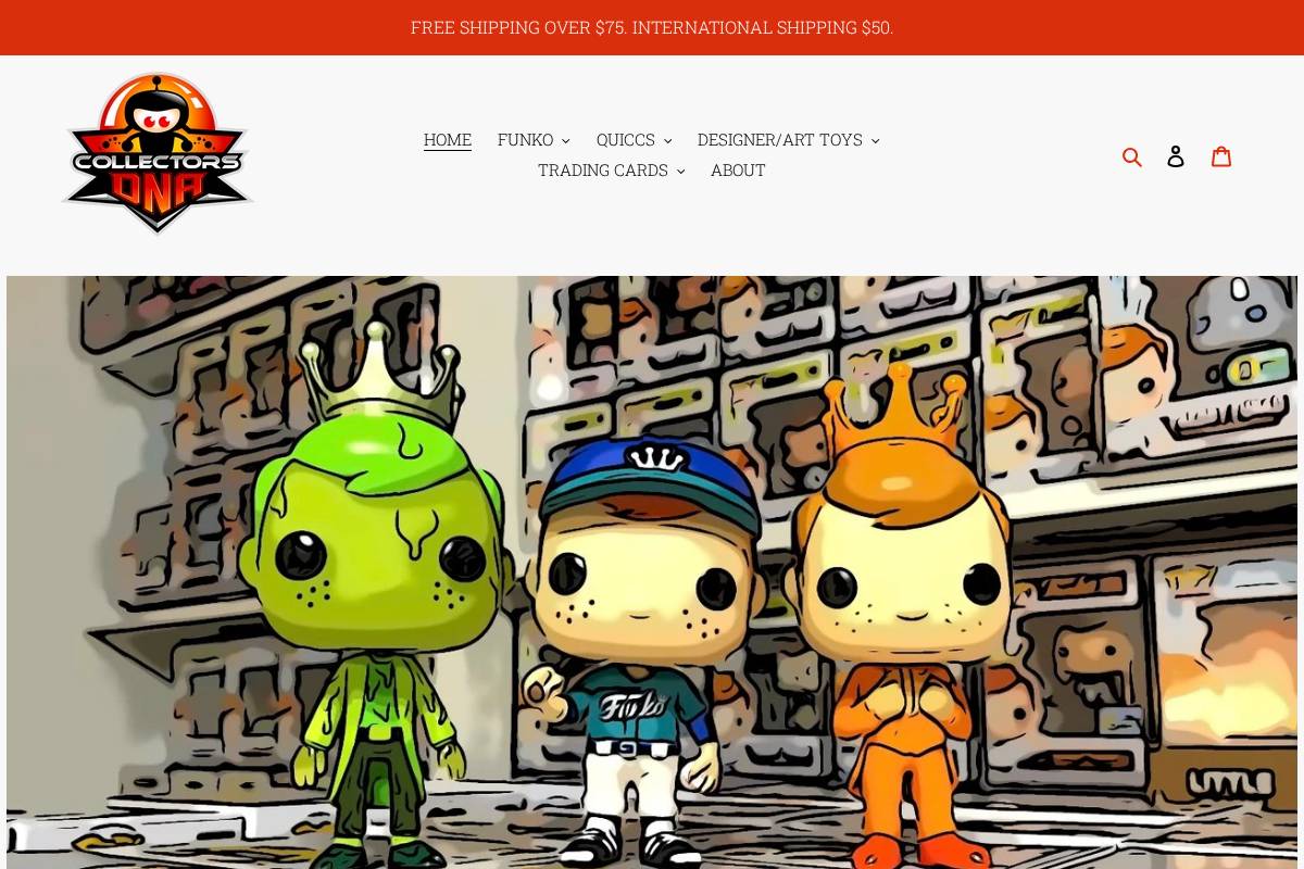 collectorsdna.com homepage screenshot