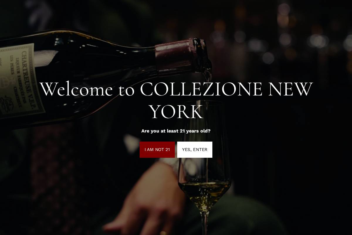 collezionenewyork.com homepage screenshot