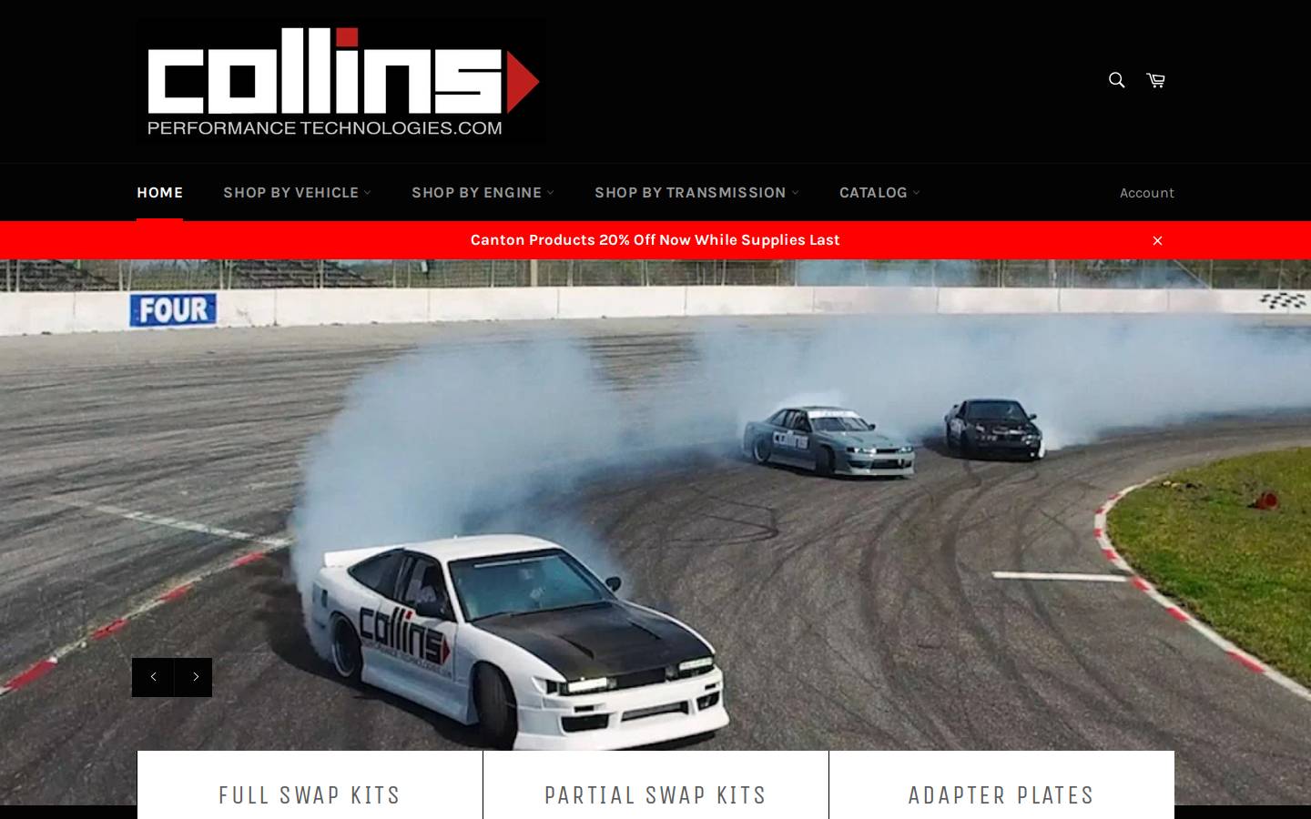 collinsperformancetechnologies.com homepage screenshot