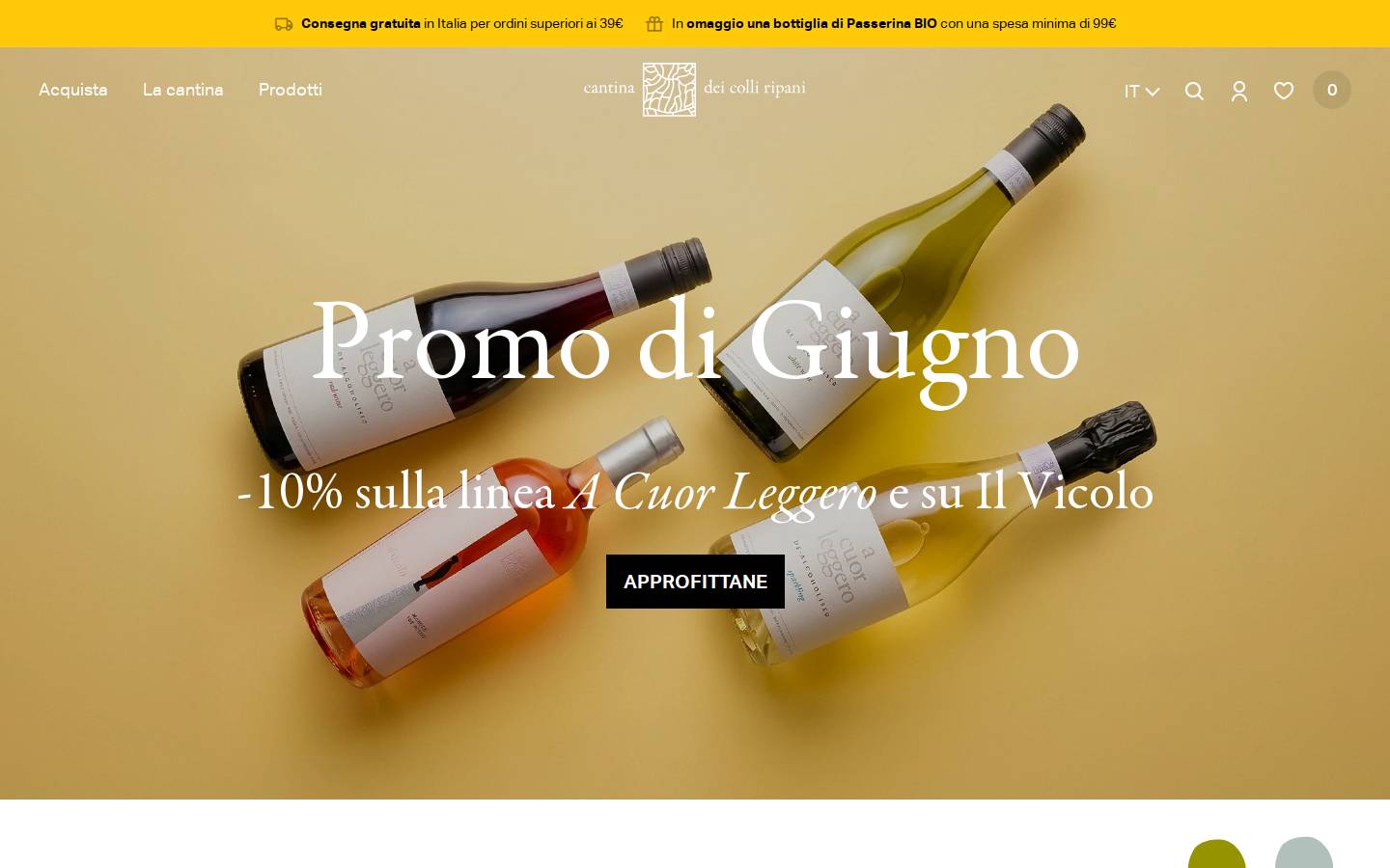 colliripani.it homepage screenshot