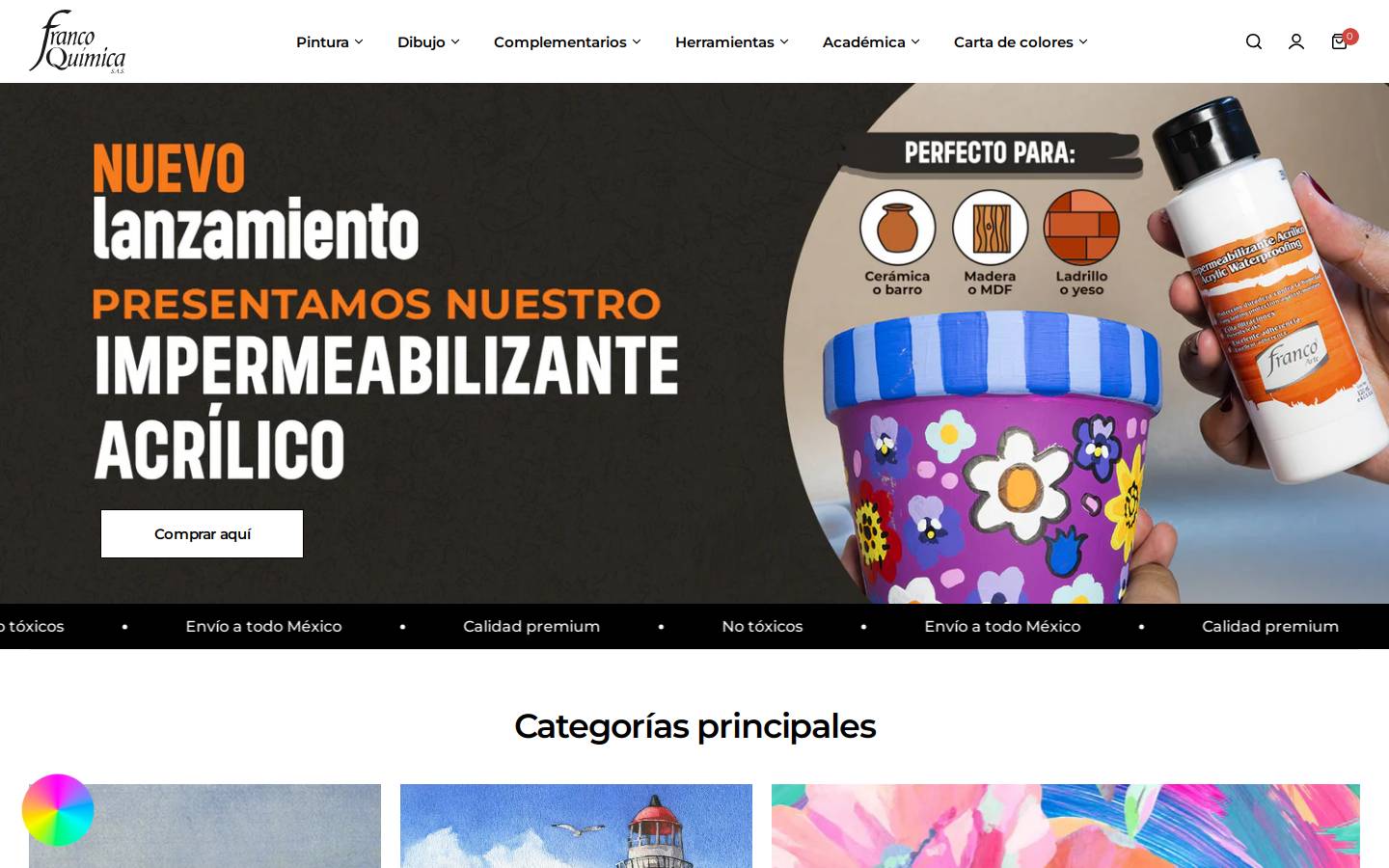colmexin.mx homepage screenshot