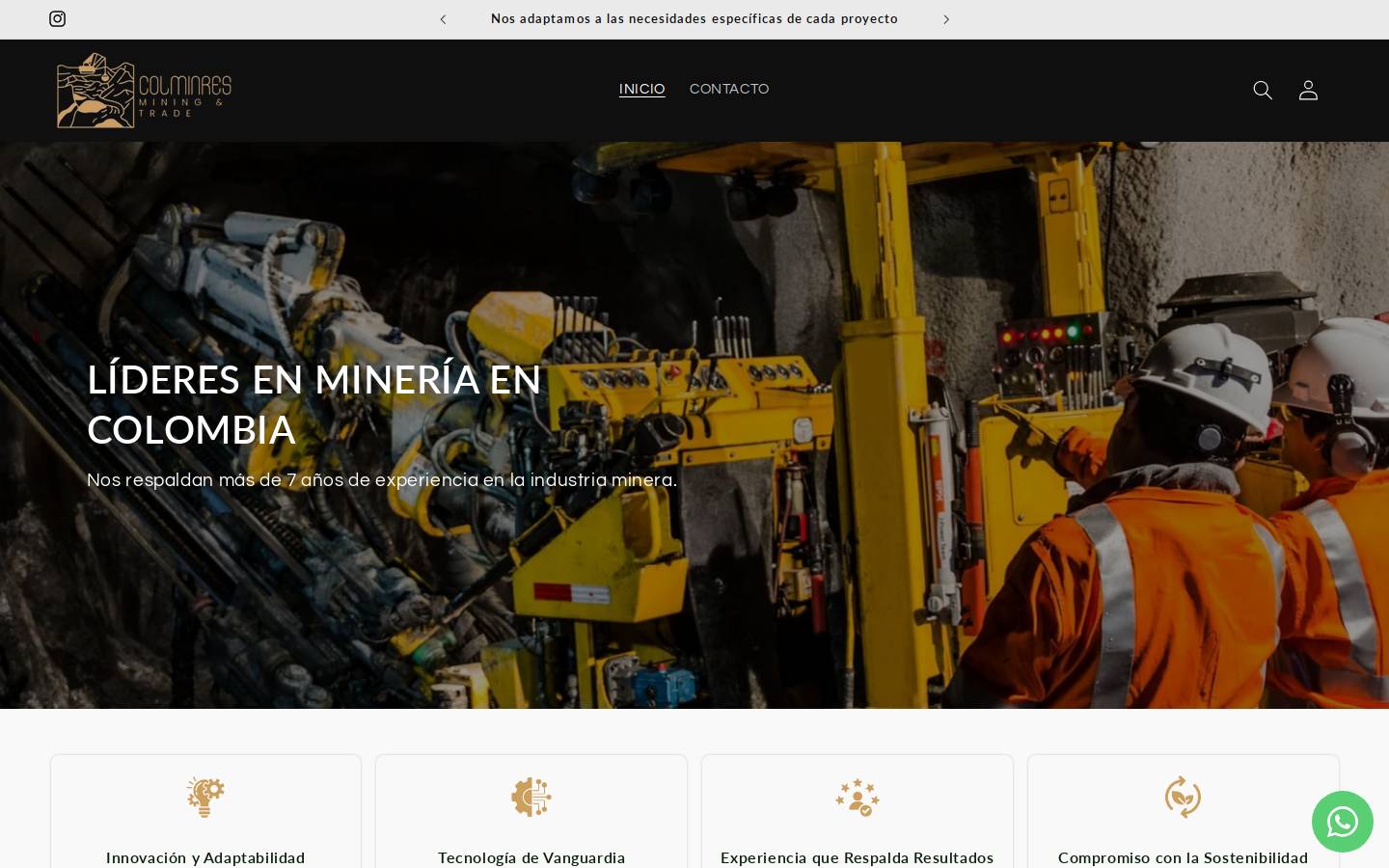 colminres.co homepage screenshot