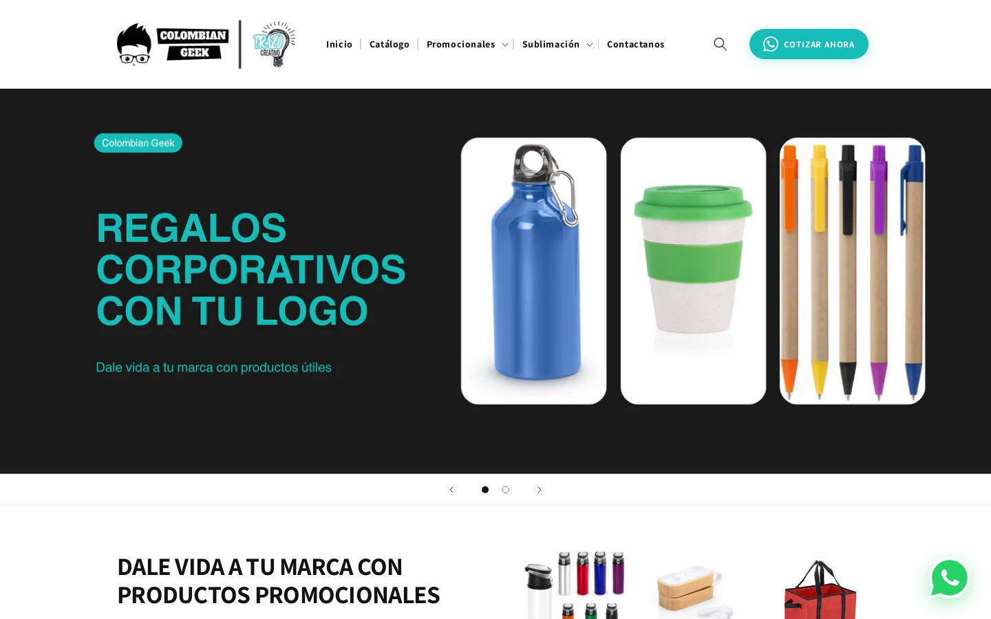 colombiangeek.com homepage screenshot