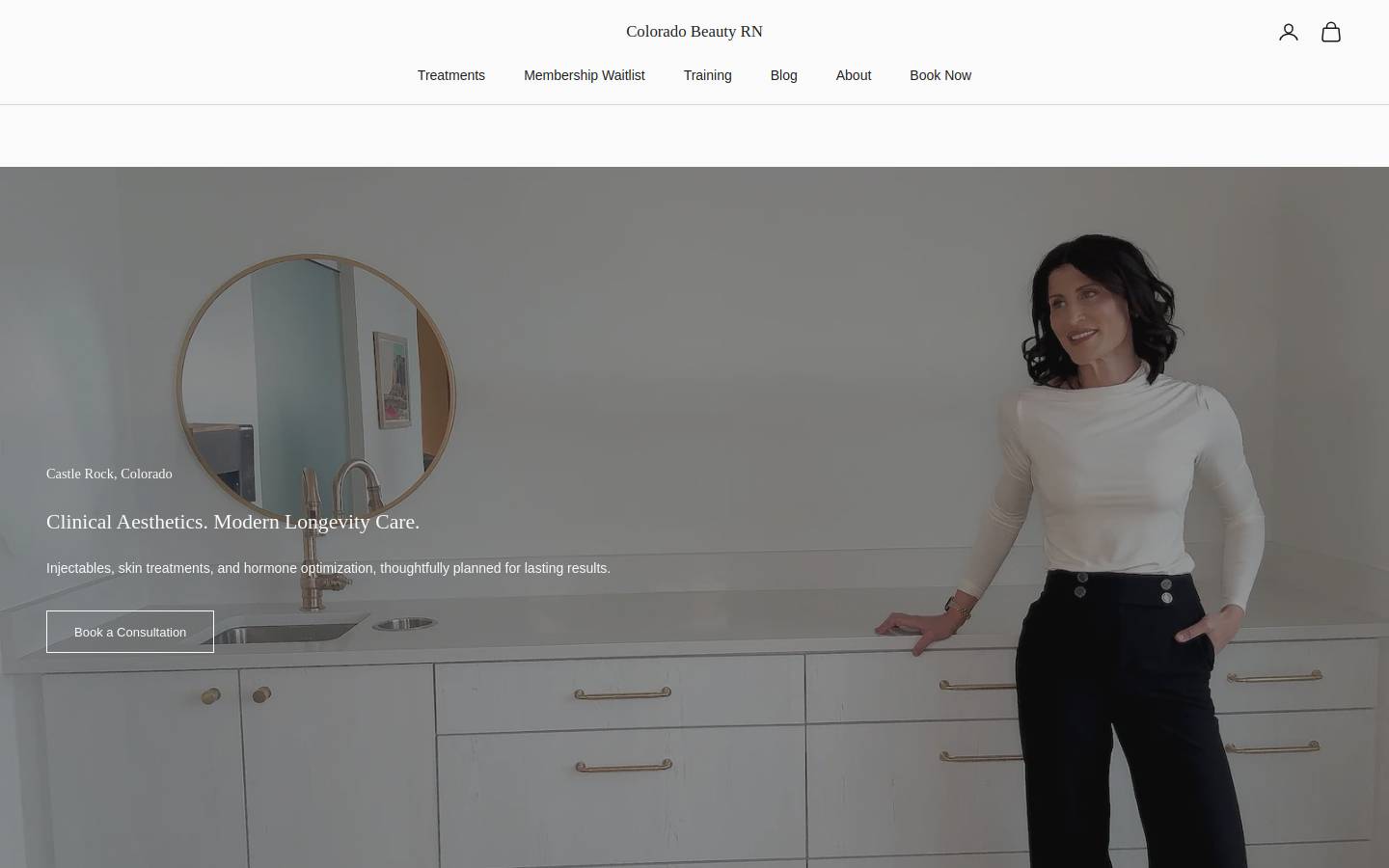 coloradobeautyrn.com homepage screenshot