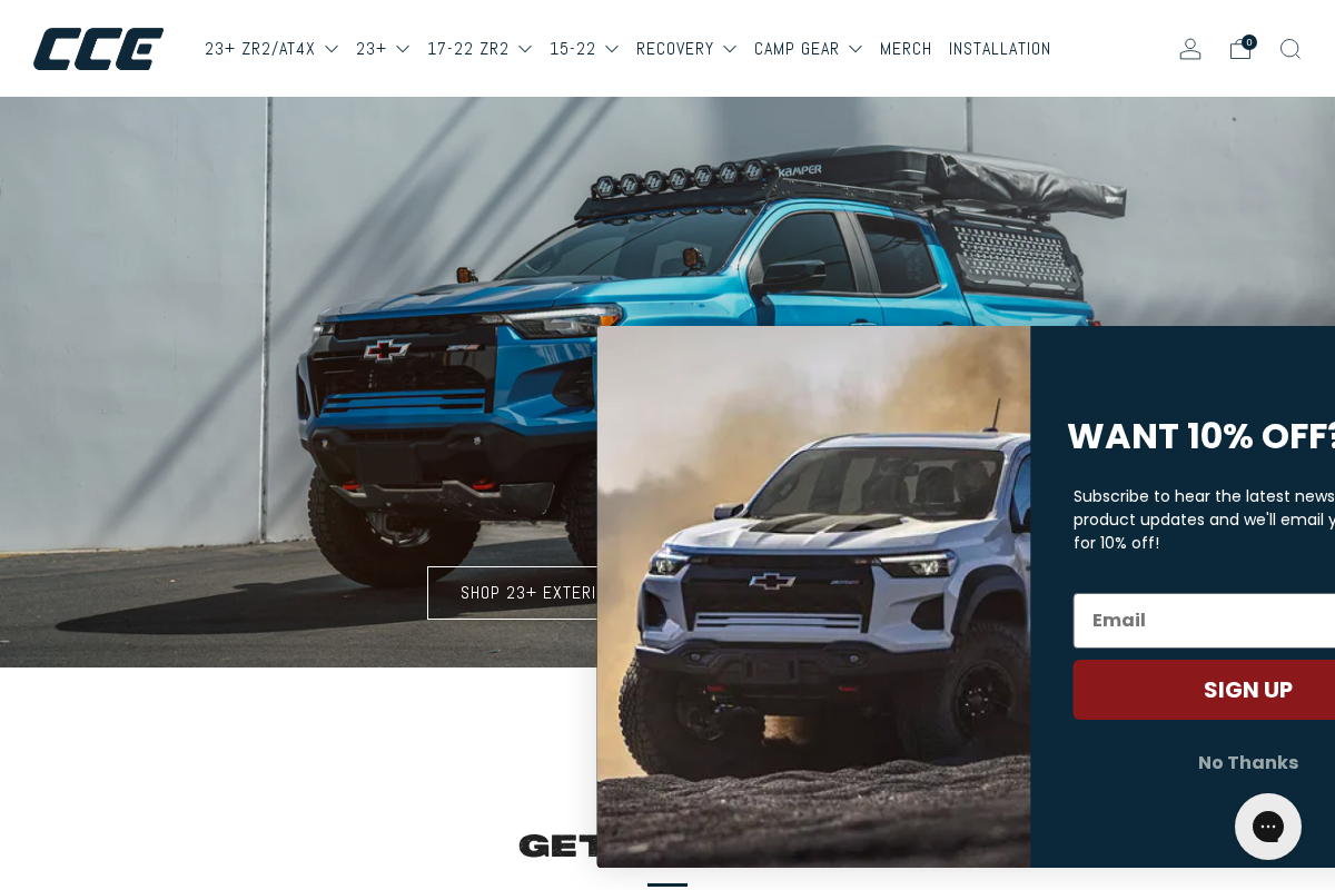 coloradocanyonenthusiasts.com homepage screenshot