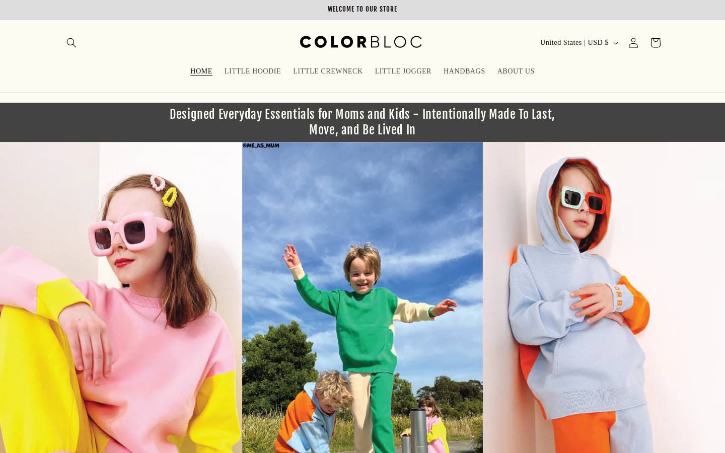 colorbloc.com homepage screenshot