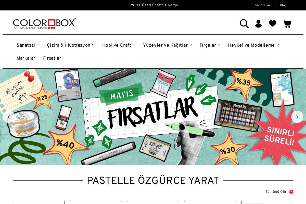 colorbox.com.tr homepage screenshot