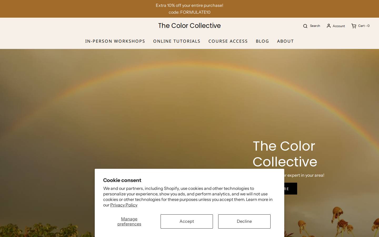 colorcollectivect.com homepage screenshot