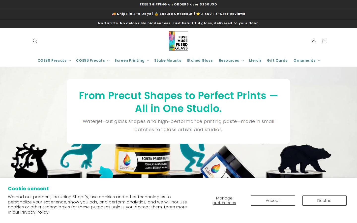 colorfireenamels.com homepage screenshot