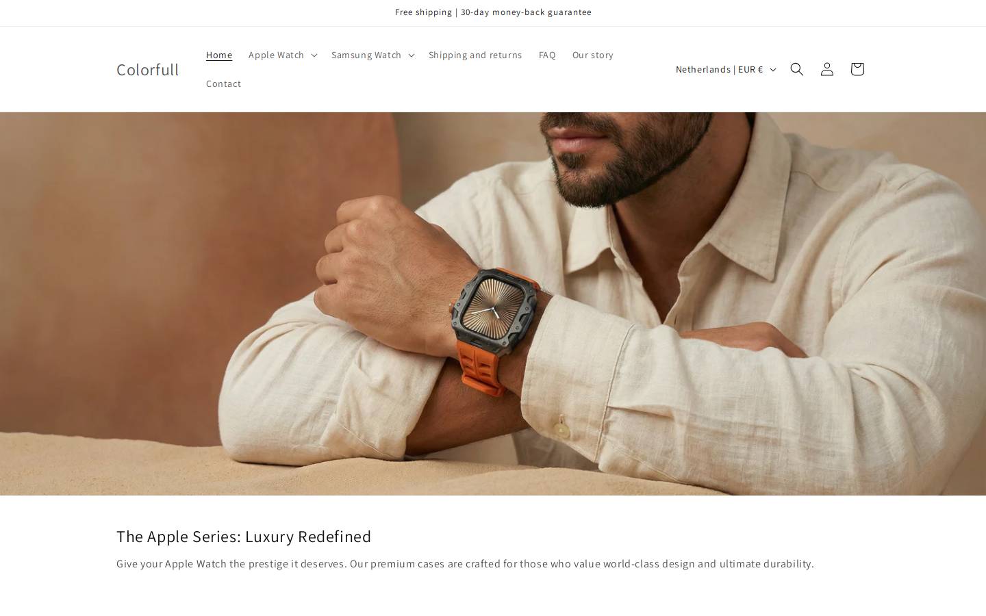 colorfull-case.com homepage screenshot