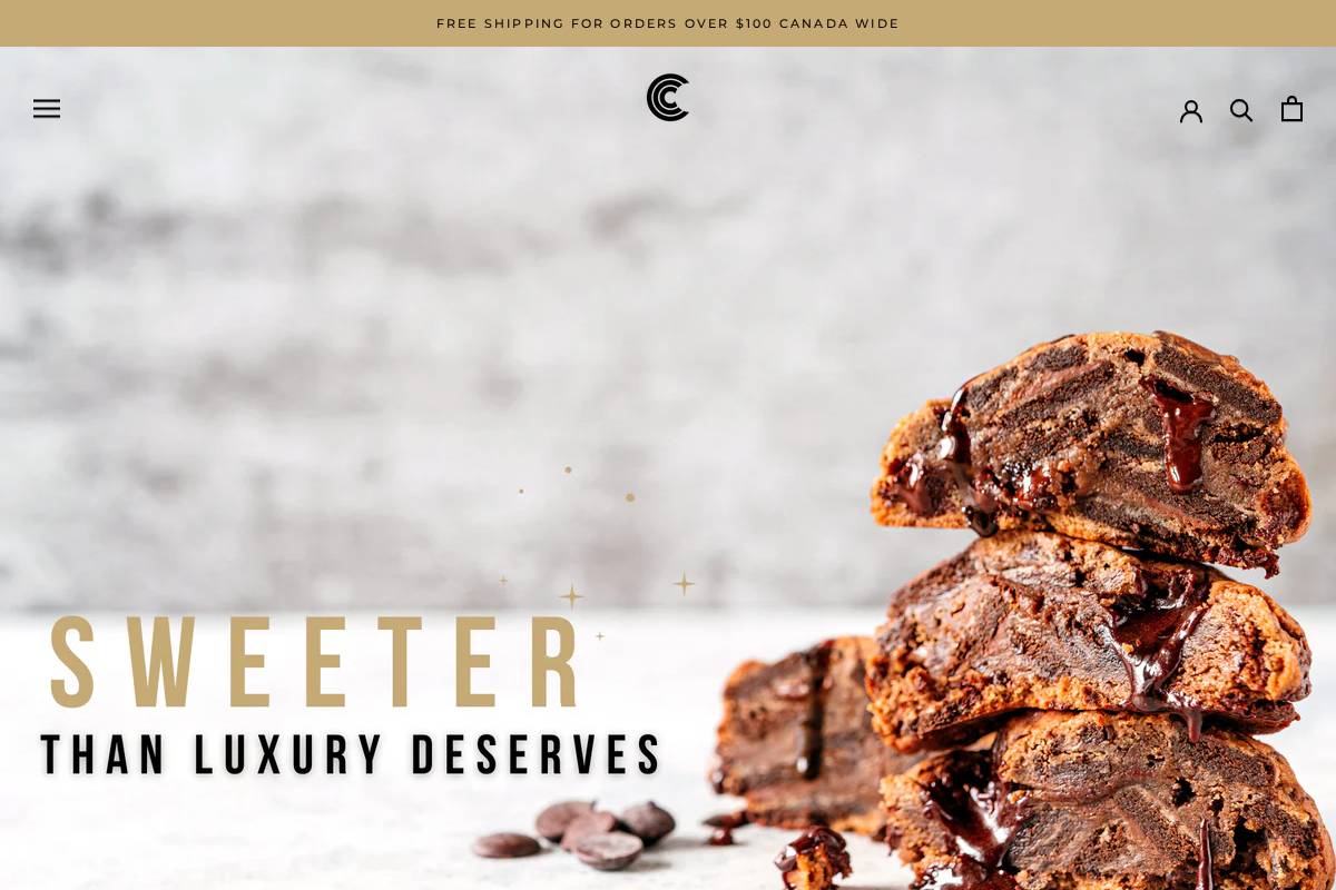 colossalcookieco.com homepage screenshot