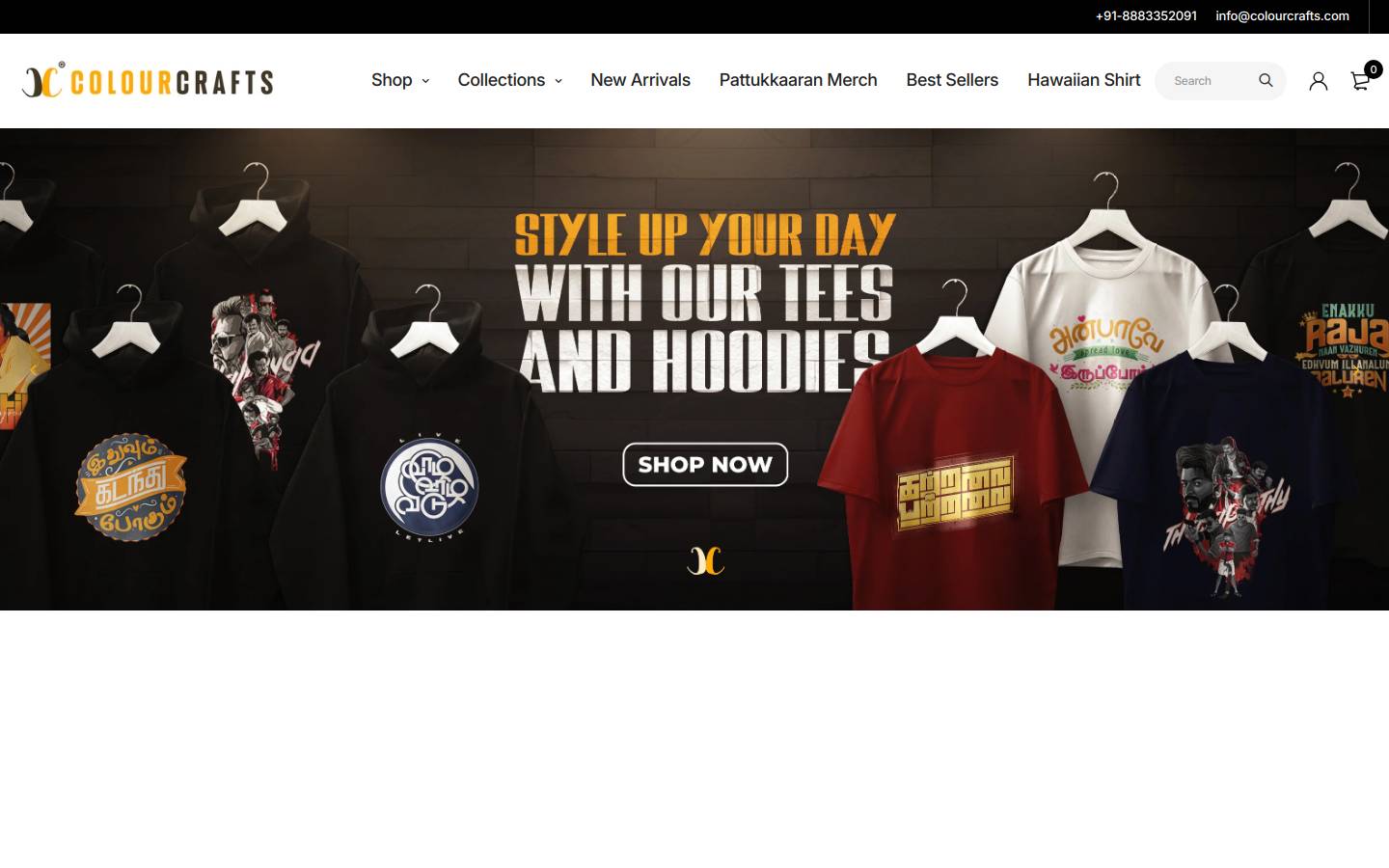 colourcrafts.co.in homepage screenshot