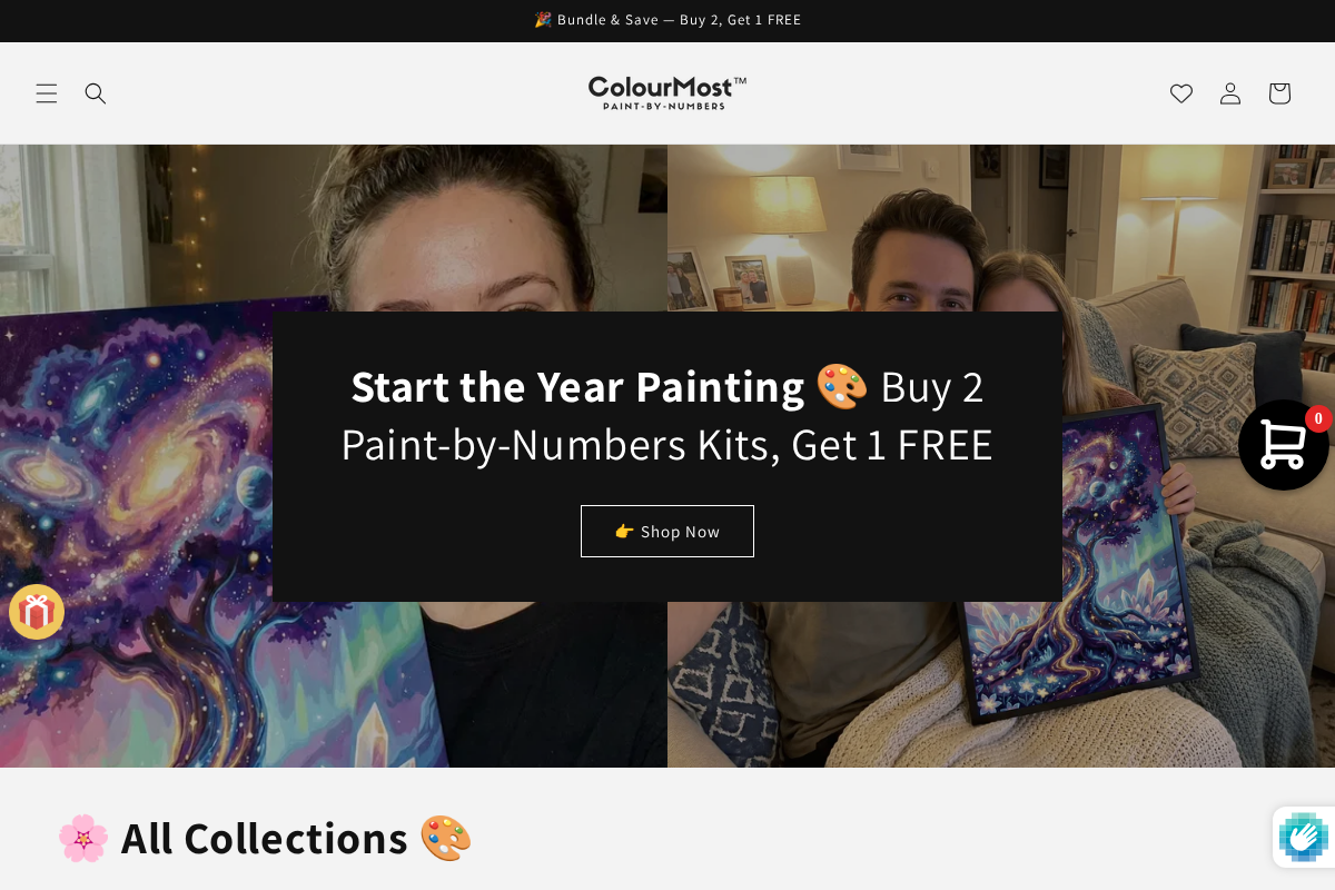 colourmost.com homepage screenshot
